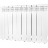 Global ISEO 500 10 секций радиатор алюминиевый боковое подключение (белый RAL 9010)