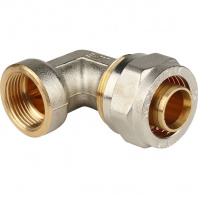 SFS-0007-003426 STOUT Угольник-переходник с внутренней резьбой 3/4"х26 для металлопластиковых труб винтовой