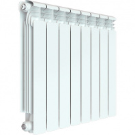 RIFAR ALUM 500 8 секции радиатор алюминиевый боковое подключение (белый RAL 9016)