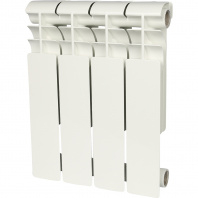ROMMER Profi BM 350 (BI350-80-80-130) 4 секции радиатор биметаллический (RAL9016)