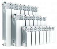 RIFAR BASE 200 10 секций радиатор биметаллический боковое подключение (белый RAL 9016)