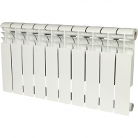 ROMMER Profi BM 350 (BI350-80-80-130) 10 секций радиатор биметаллический (RAL9016)