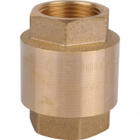 SVC-0012-000020 STOUT 3/4 Клапан обратный пружинный муфтовый с пластиковым седлом