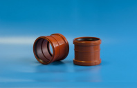 200012110 Политэк Муфта двухраструбная для наружной канализации 110