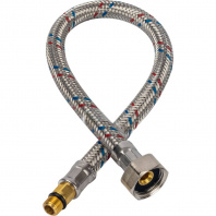 SHF-0025-181015 STOUT  Гибкая подводка для воды  M 10 (18мм) х ВР 1/2,  длина 400 мм