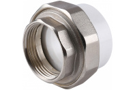 Муфта разъемная Kalde 40х1 1/4" с внутренней резьбой для полипропиленовых труб под сварку (цвет белый)