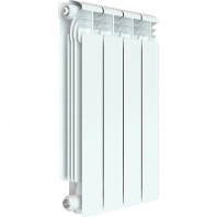 RIFAR ALUM 500 4 секции радиатор алюминиевый боковое подключение (белый RAL 9016)
