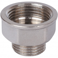 SFT-0055-001234 STOUT Удлинитель ВН шестигранный никелированное 1/2"x3/4"