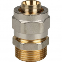 SFS-0001-003420 STOUT Переходник с наружной резьбой 3/4"х20 для металлопластиковых труб винтовой