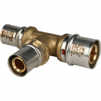 SFP-0005-262020 STOUT Тройник переходной 26х20х20 для металлопластиковых труб прессовой