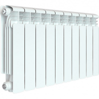 RIFAR ALUM 350 10 секций радиатор алюминиевый боковое подключение (белый RAL 9016)