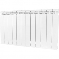 Global STYLE EXTRA 500 12 секций радиатор биметаллический боковое подключение (белый RAL 9010)
