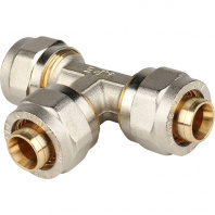 SFS-0009-000020 STOUT Тройник равнопроходный 20х20х20 для металлопластиковых труб винтовой