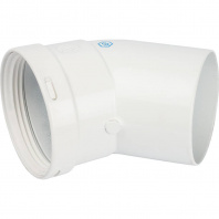 SCA-0080-000045 STOUT Элемент дымохода отвод 45° п/м DN80