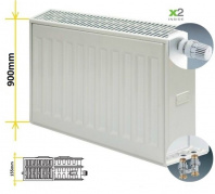 Kermi Profil-V FTV 33/900/2000 радиатор стальной/ панельный нижнее подключение (белый RAL 9016)