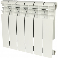 ROMMER Profi BM 350 (BI350-80-80-130) 6 секций радиатор биметаллический (RAL9016)