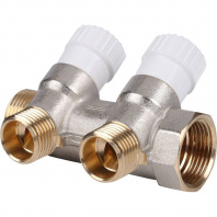 SMB 6851 341202 STOUT Коллектор распределительный 3/4", 2 отвода 1/2"