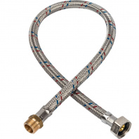 SHF-0067-081015 STOUT  Гибкая подводка для воды  НР 3/8 х ВР 1/2,  длина 600 мм