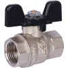 SVB-0012-000015 STOUT Кран шаровой стандартнопроходной, ВР/ВР, ручка бабочка 1/2"