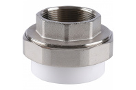 Муфта разъемная Kalde 50х1 1/2" с внутренней резьбой для полипропиленовых труб под сварку (цвет белый)