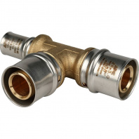 SFP-0005-262616 STOUT Тройник переходной 26х26х16 для металлопластиковых труб прессовой