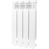 Global ISEO 500 4 секции радиатор алюминиевый боковое подключение (белый RAL 9010)
