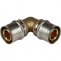 SFP-0009-002626 STOUT Угольник  90° 26х26 для металлопластиковых труб прессовой