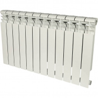 ROMMER Profi 500 (AL500-80-80-100) 12 секции радиатор алюминиевый (RAL9016)
