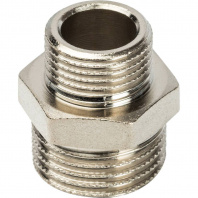 SFT-0004-001238 STOUT Ниппель НН переходной никелированный 1/2X3/8