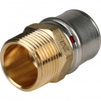 SFP-0001-000132 STOUT Переходник с наружной резьбой 1"х32 для металлопластиковых труб прессовой