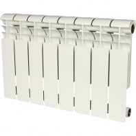 ROMMER Profi BM 350 (BI350-80-80-130) 8 секций радиатор биметаллический (RAL9016)