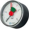 SIM-0007-500408 STOUT Манометр аксиальный с указателем предела. Корпус Dn 50 мм 1/4", 0...4 бар, кл.2.5
