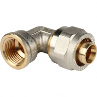 SFS-0007-001220 STOUT Угольник-переходник с внутренней резьбой 1/2"х20 для металлопластиковых труб винтовой